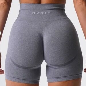 NVGTN Women's Gray Contour Seamless Shorts